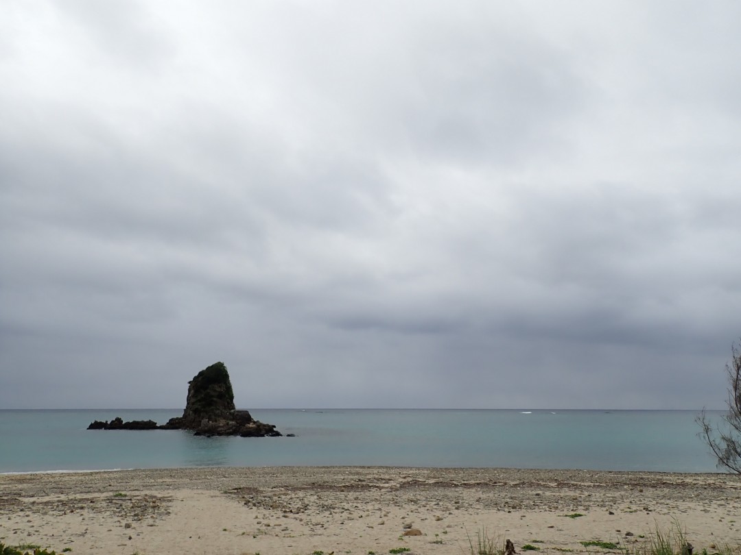 今日の嘉陽海岸