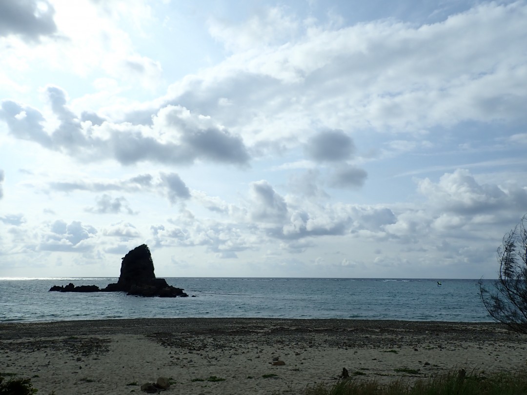 今日の嘉陽海岸