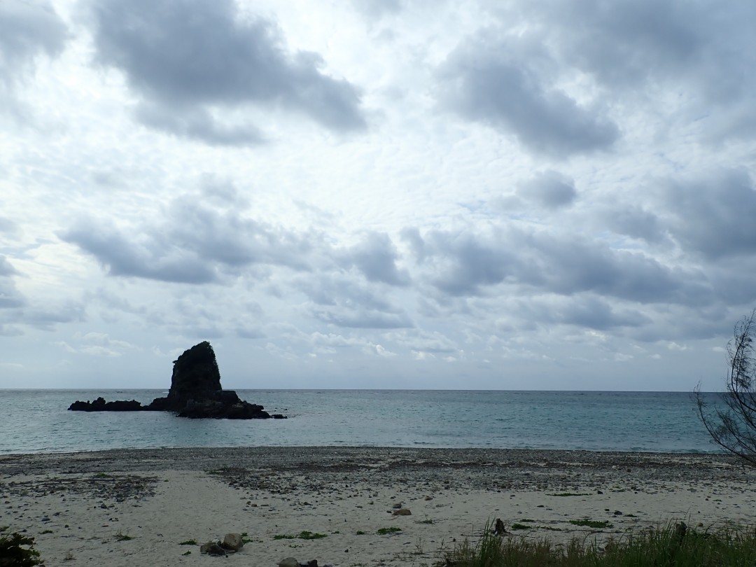 今日の嘉陽海岸