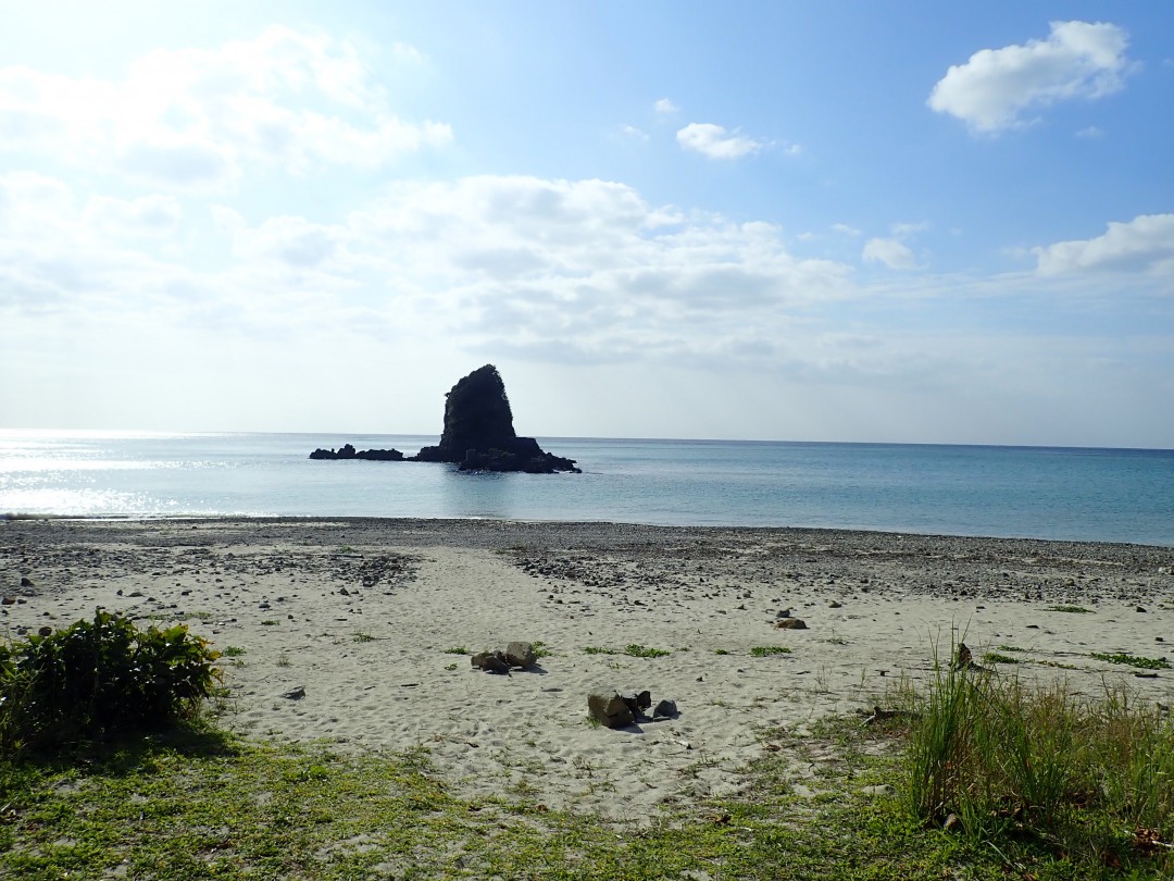 今日の嘉陽海岸