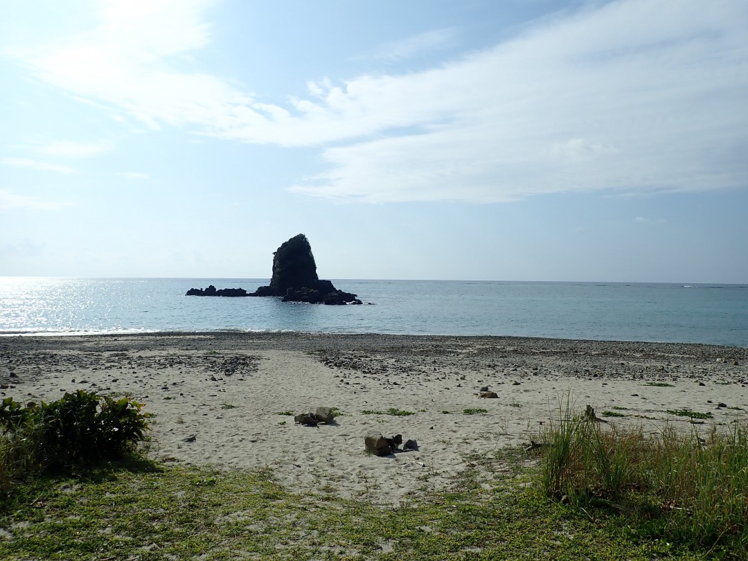 今日の嘉陽海岸