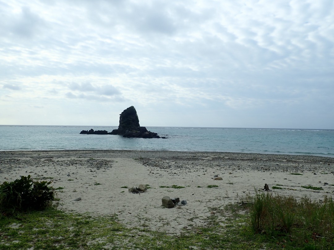 今日の嘉陽海岸