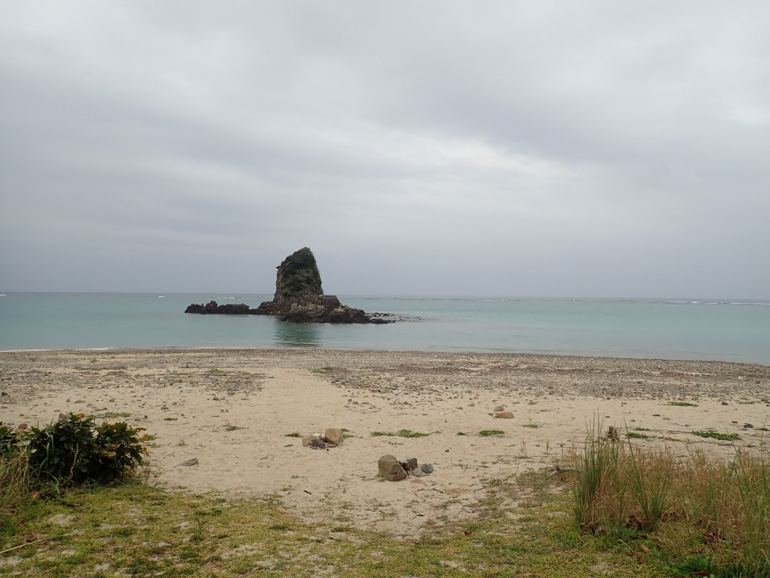 今日の嘉陽海岸