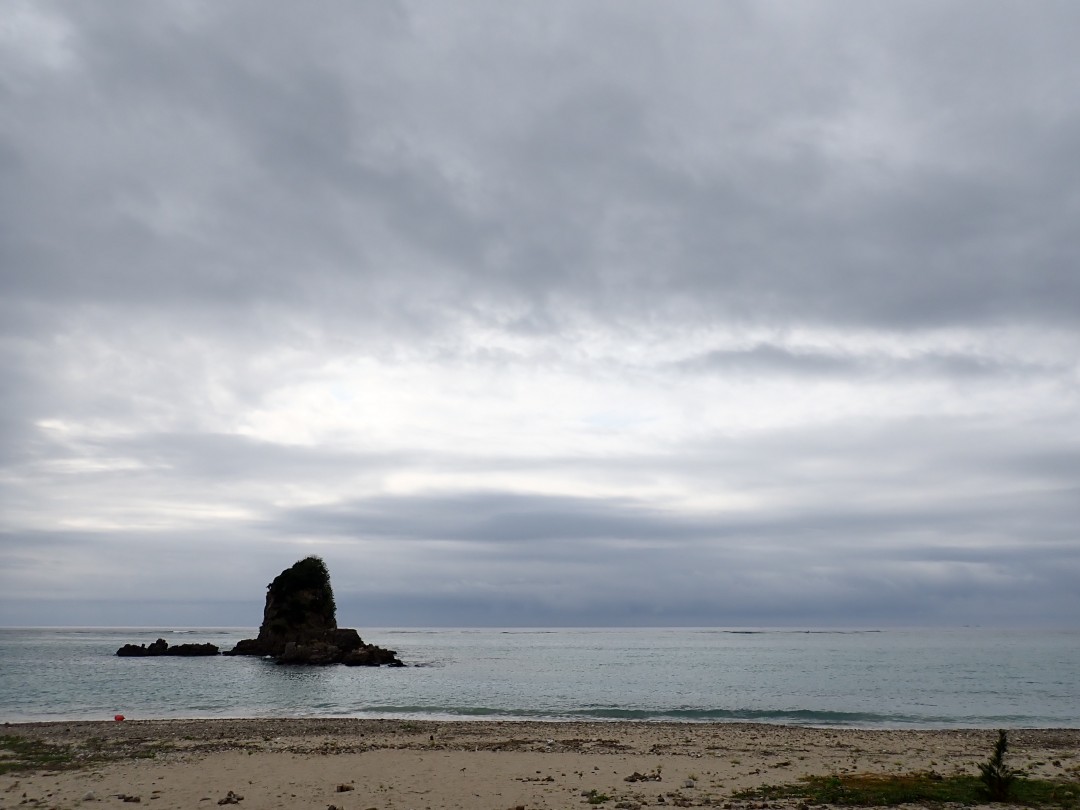 今日の嘉陽海岸