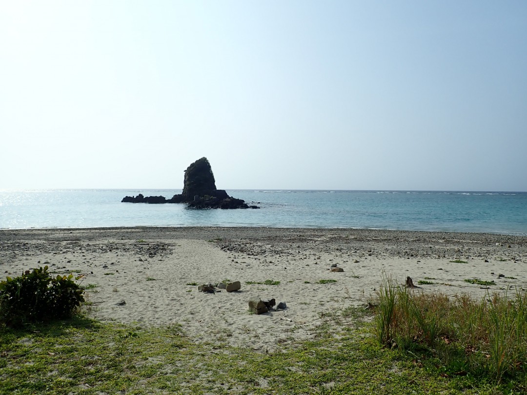 今日の嘉陽海岸