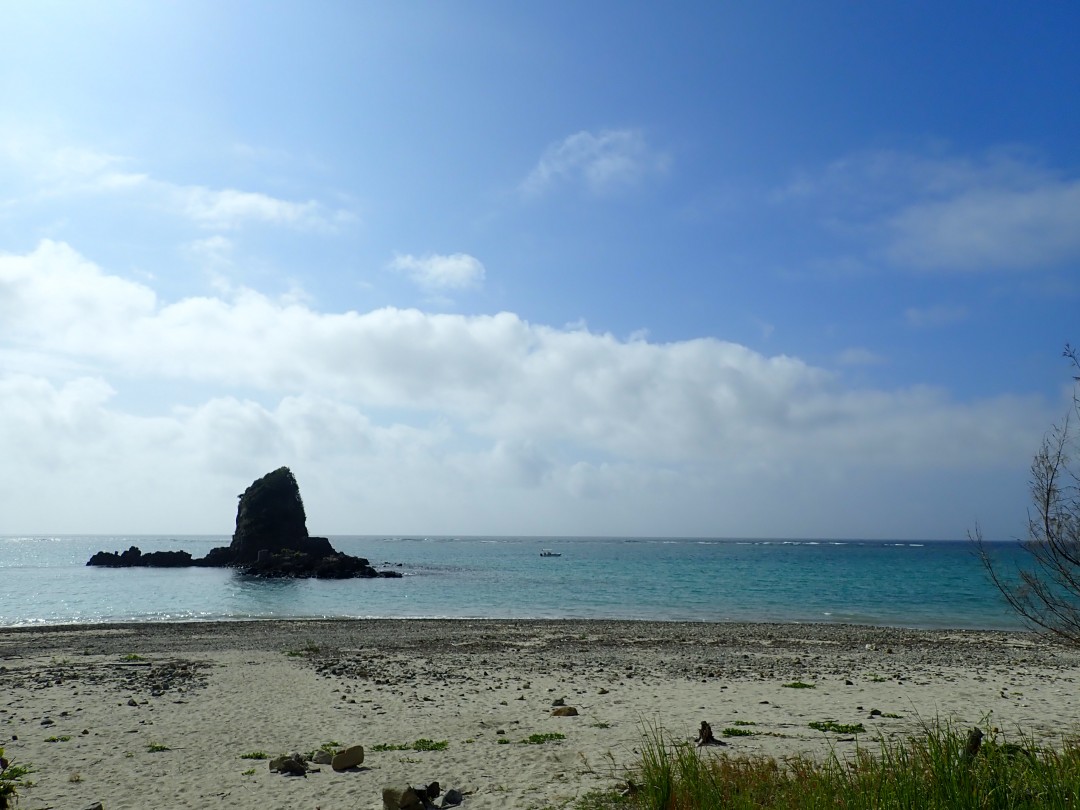 今日の嘉陽海岸