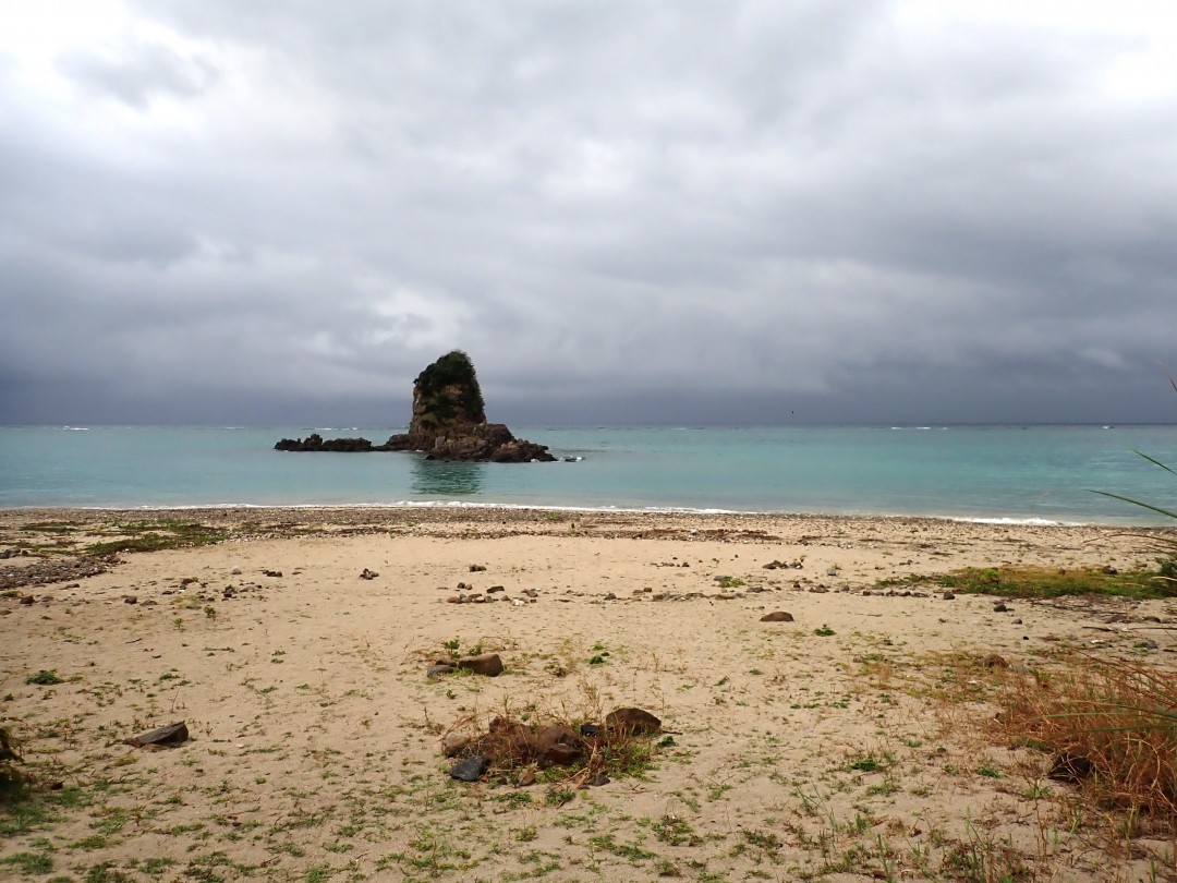 今日の嘉陽海岸
