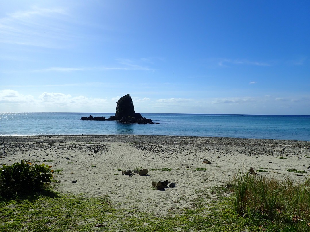 今日の嘉陽海岸