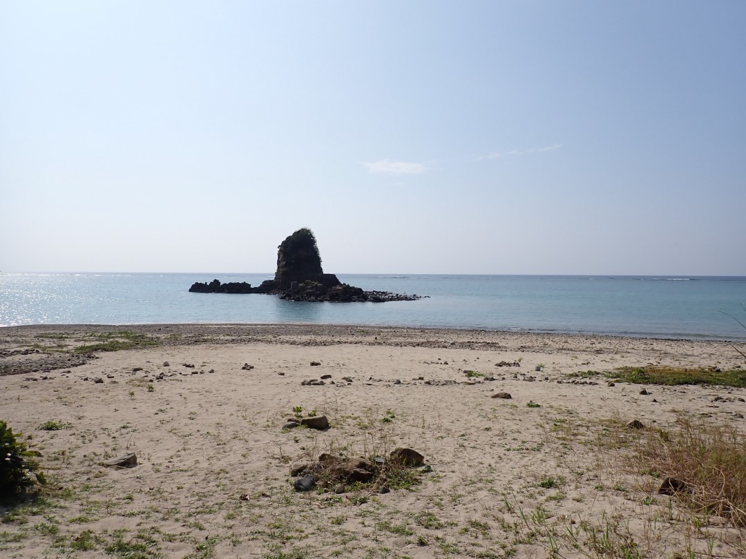 今日の嘉陽海岸