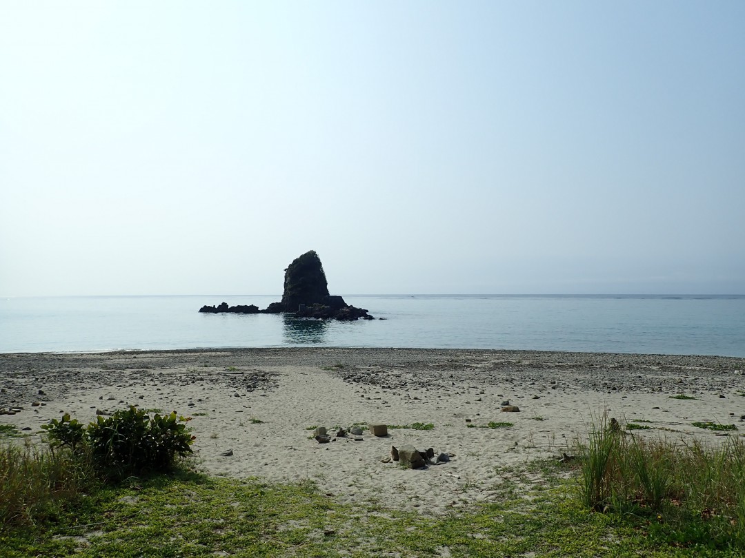 今日の嘉陽海岸