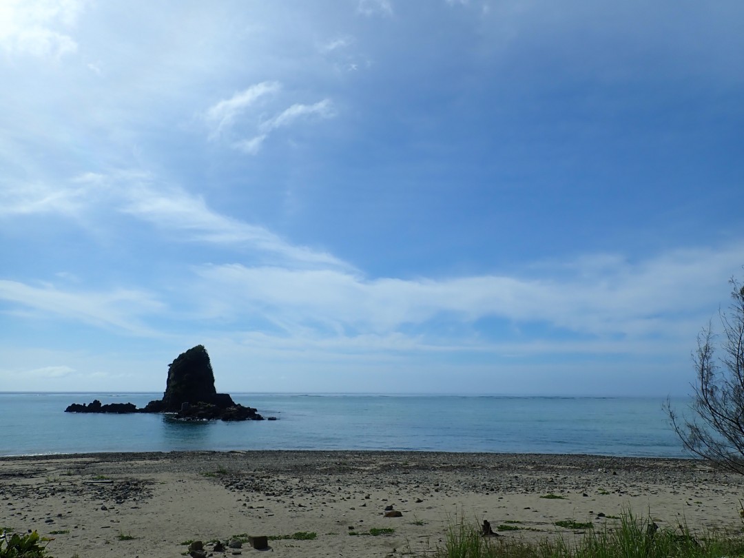 今日の嘉陽海岸