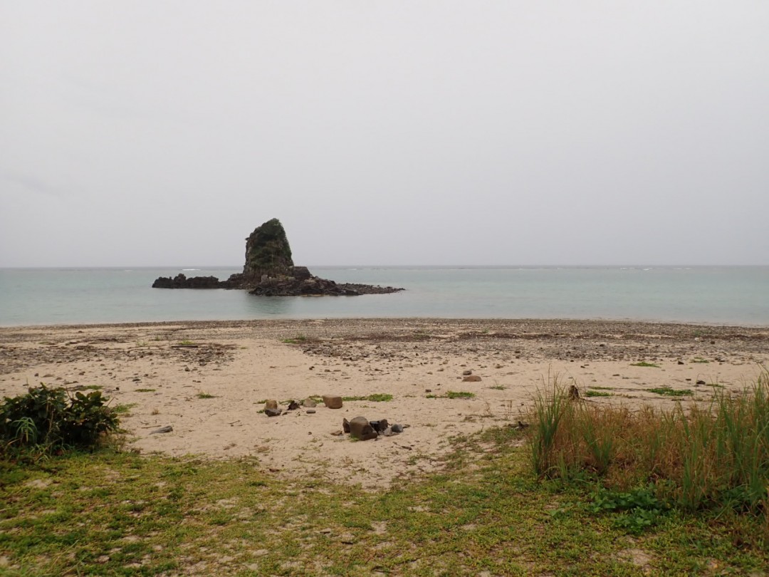 今日の嘉陽海岸