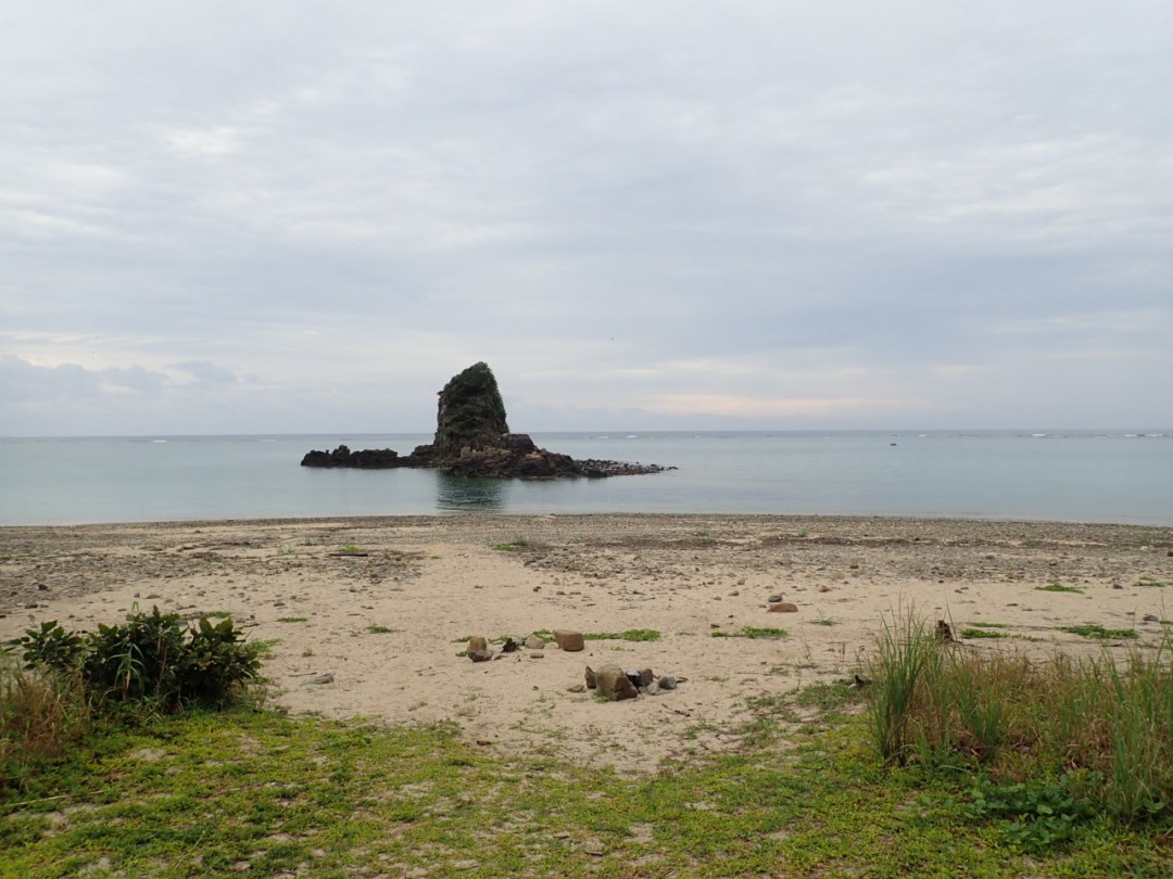 今日の嘉陽海岸