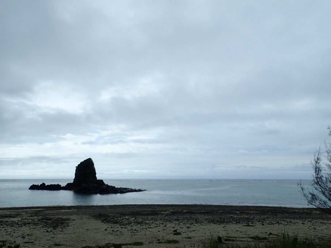 今日の嘉陽海岸