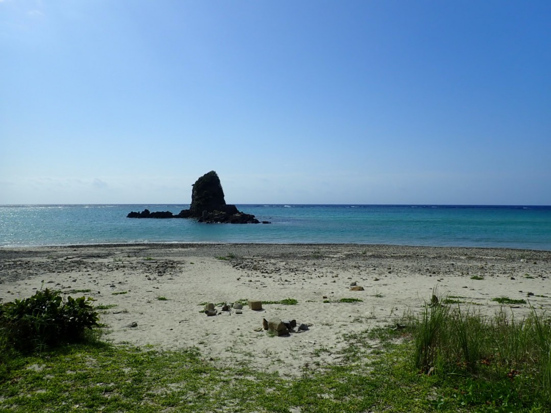 今日の嘉陽海岸