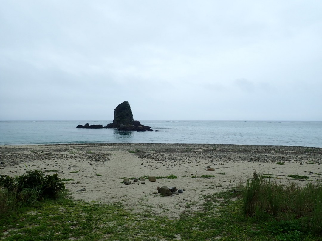 今日の嘉陽海岸