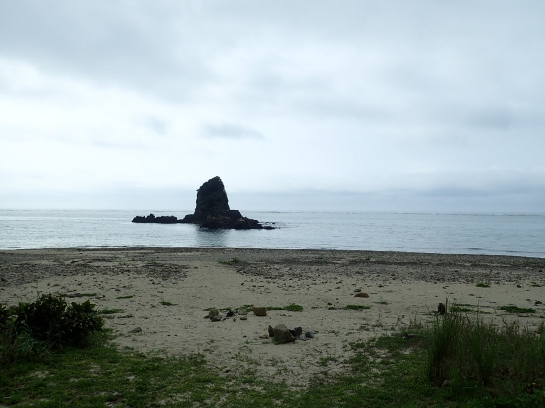 今日の嘉陽海岸