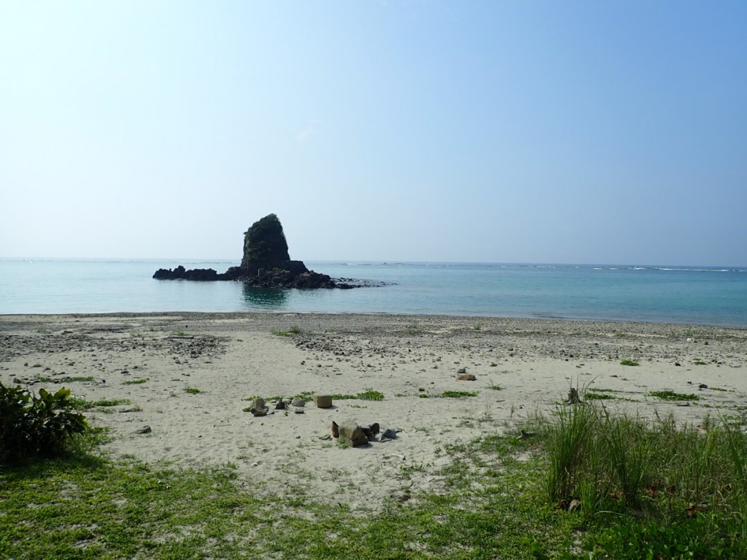 今日の嘉陽海岸