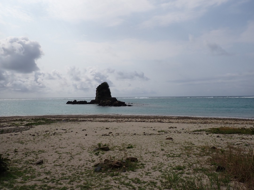 今日の嘉陽海岸