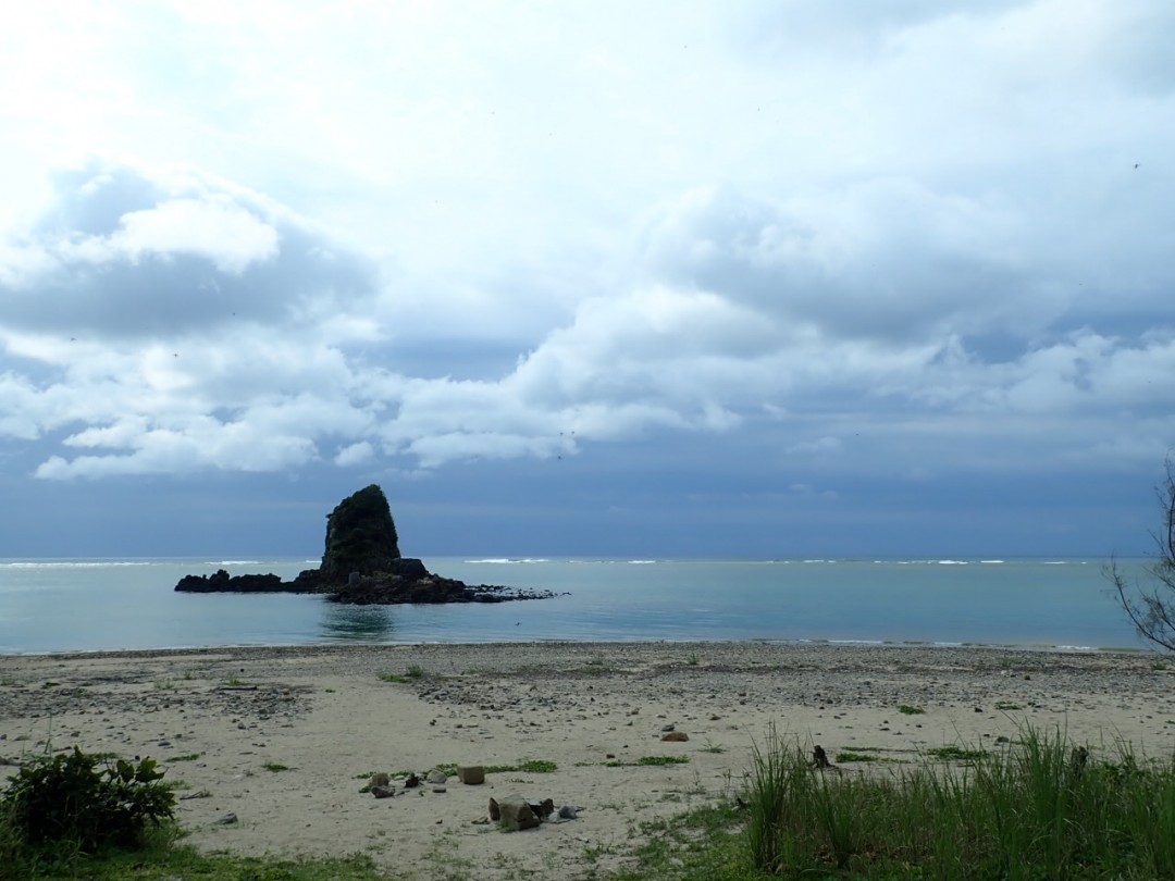 今日の嘉陽海岸