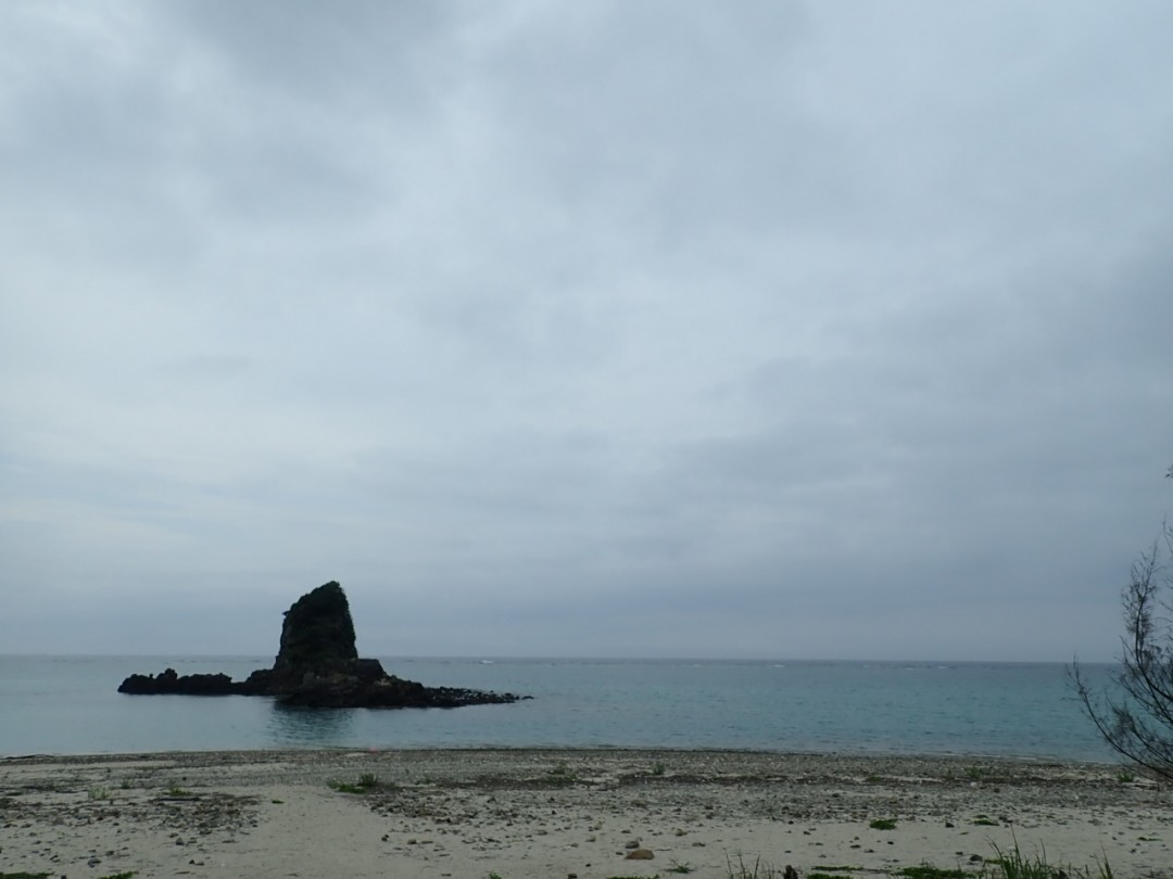 今日の嘉陽海岸