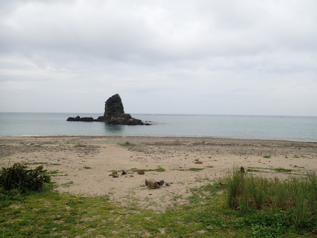 今日の嘉陽海岸