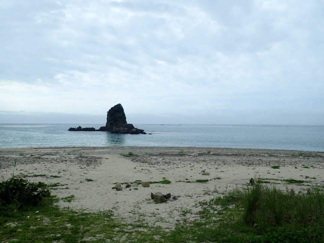 今日の嘉陽海岸