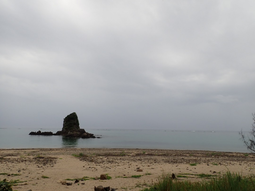 今日の嘉陽海岸