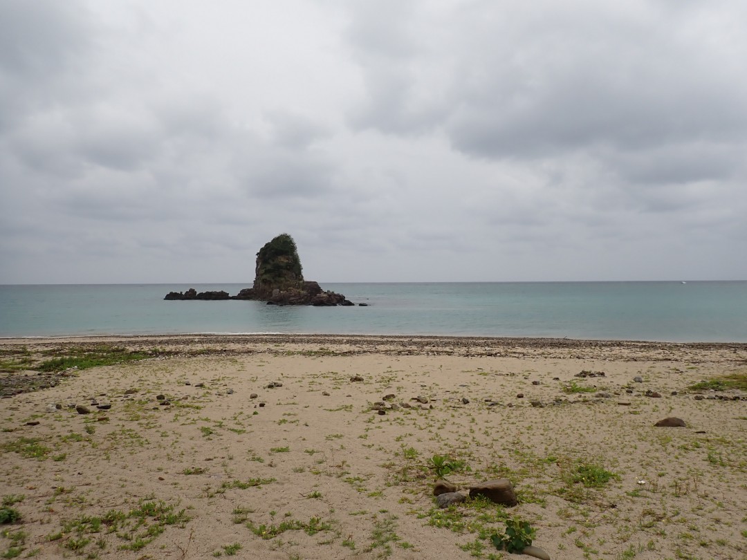 今日の嘉陽海岸