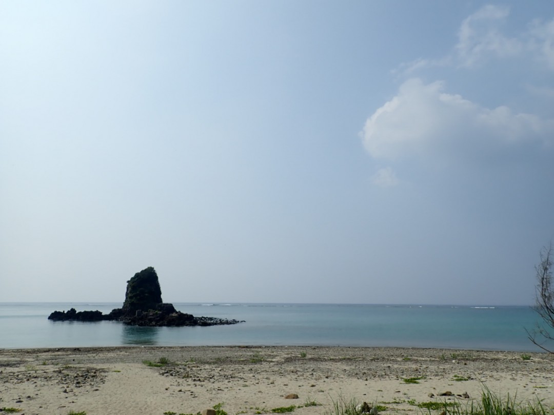 今日の嘉陽海岸