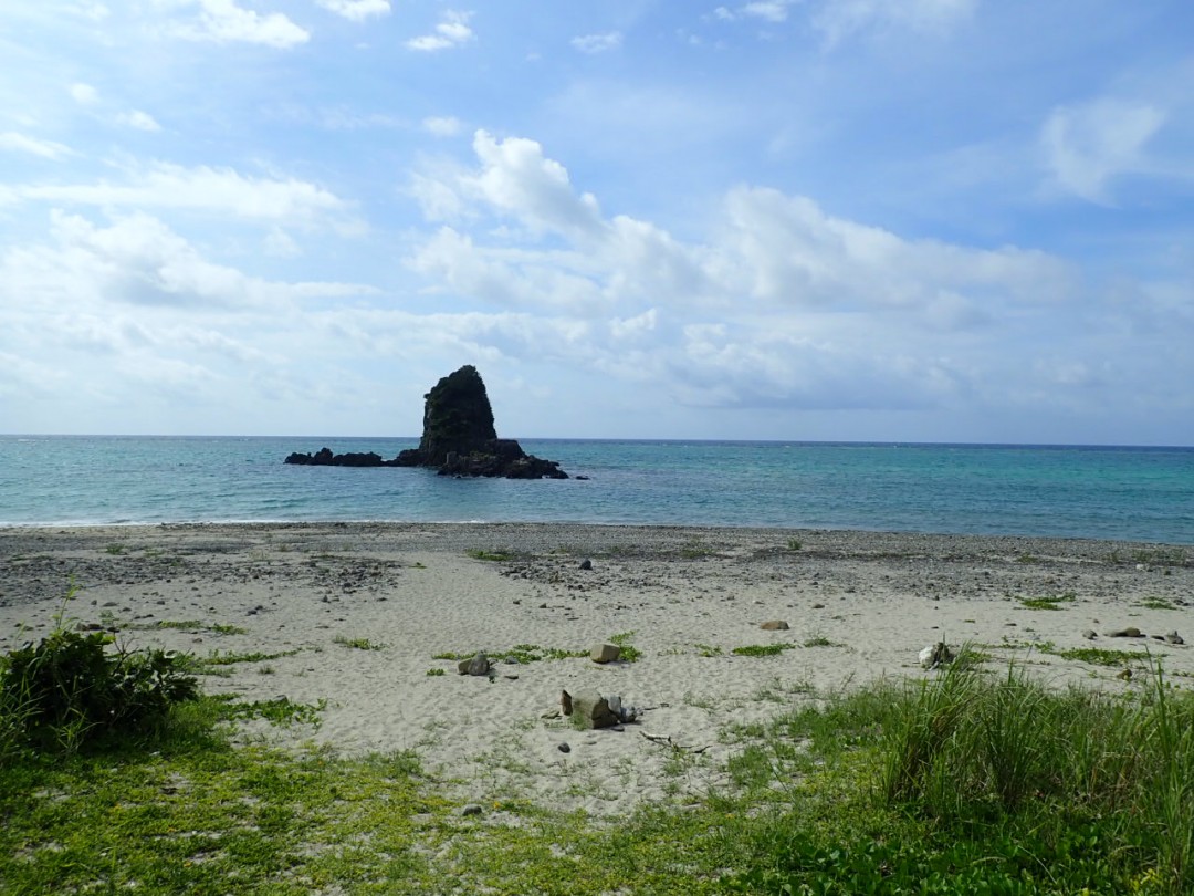 今日の嘉陽海岸