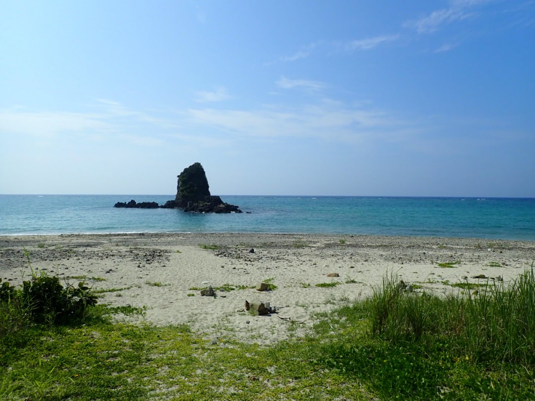 今日の嘉陽海岸