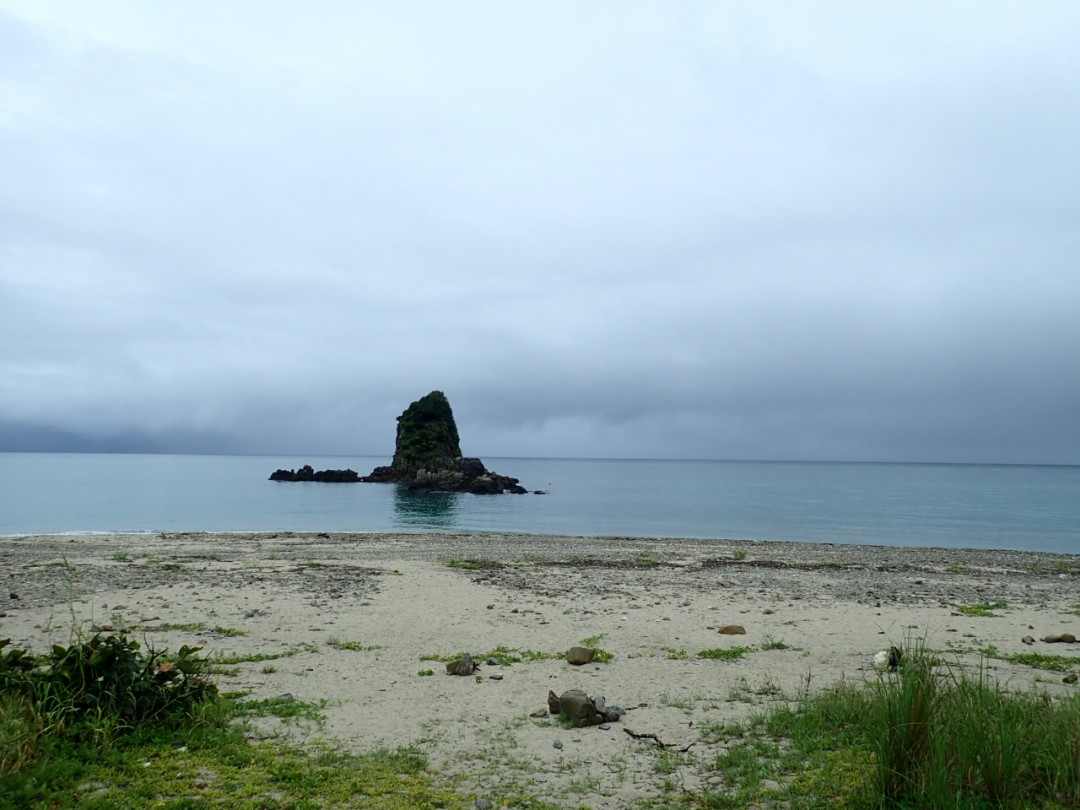 今日の嘉陽海岸