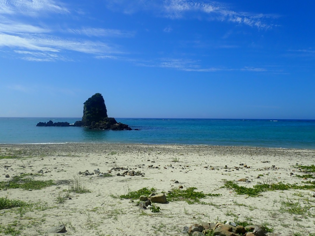 今日の嘉陽海岸