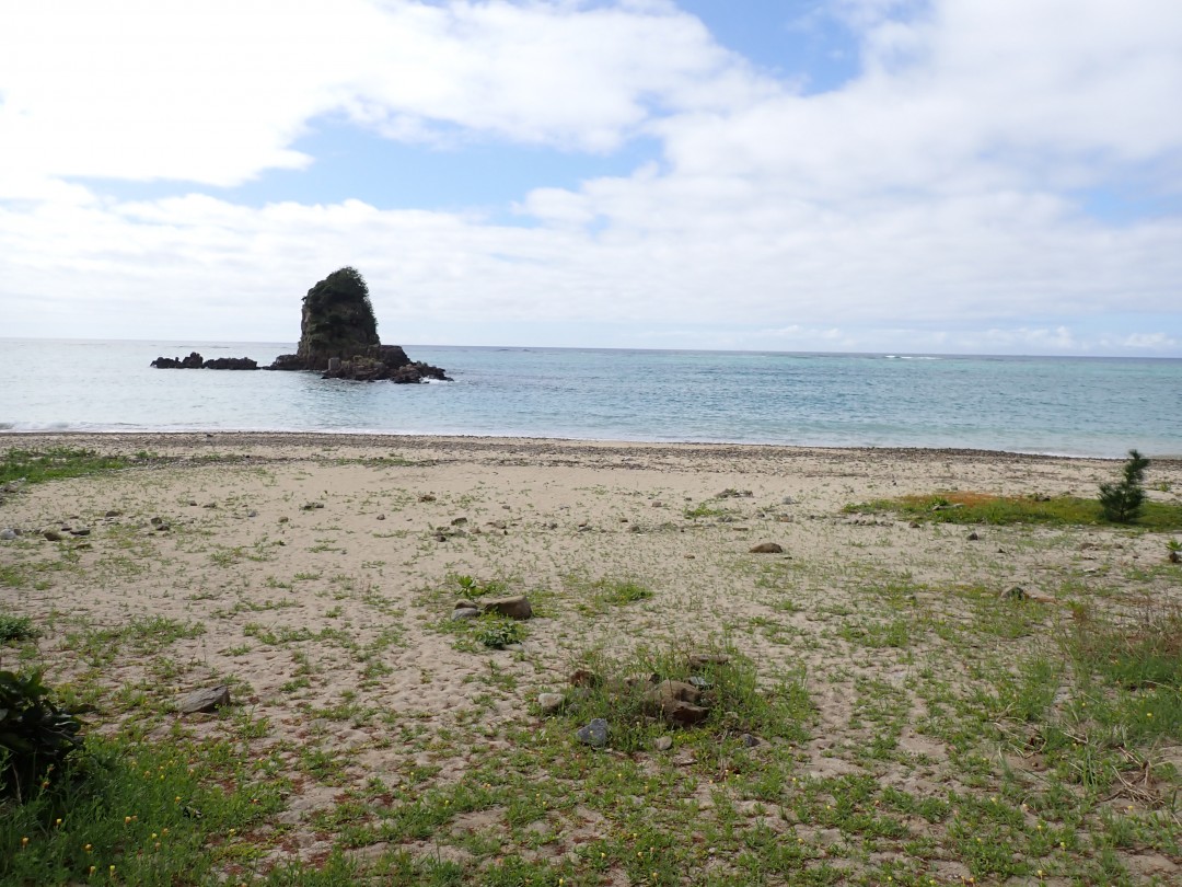 今日の嘉陽海岸