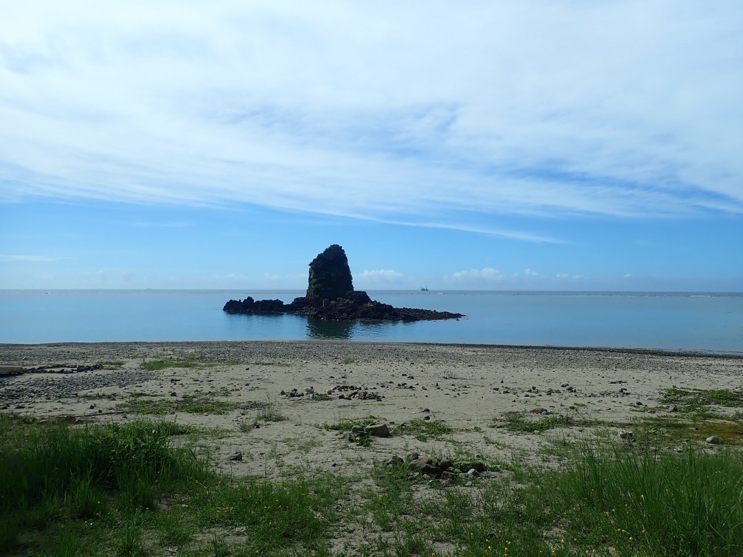 今日の嘉陽海岸