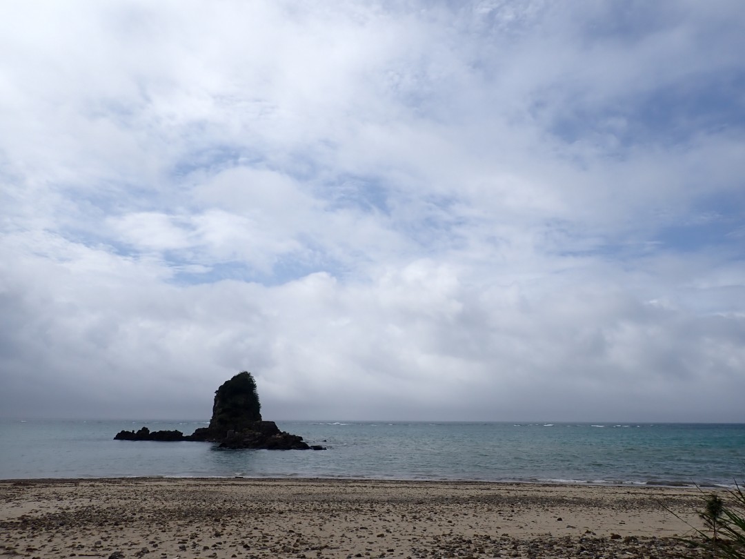 今日の嘉陽海岸