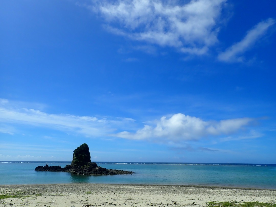 今日の嘉陽海岸