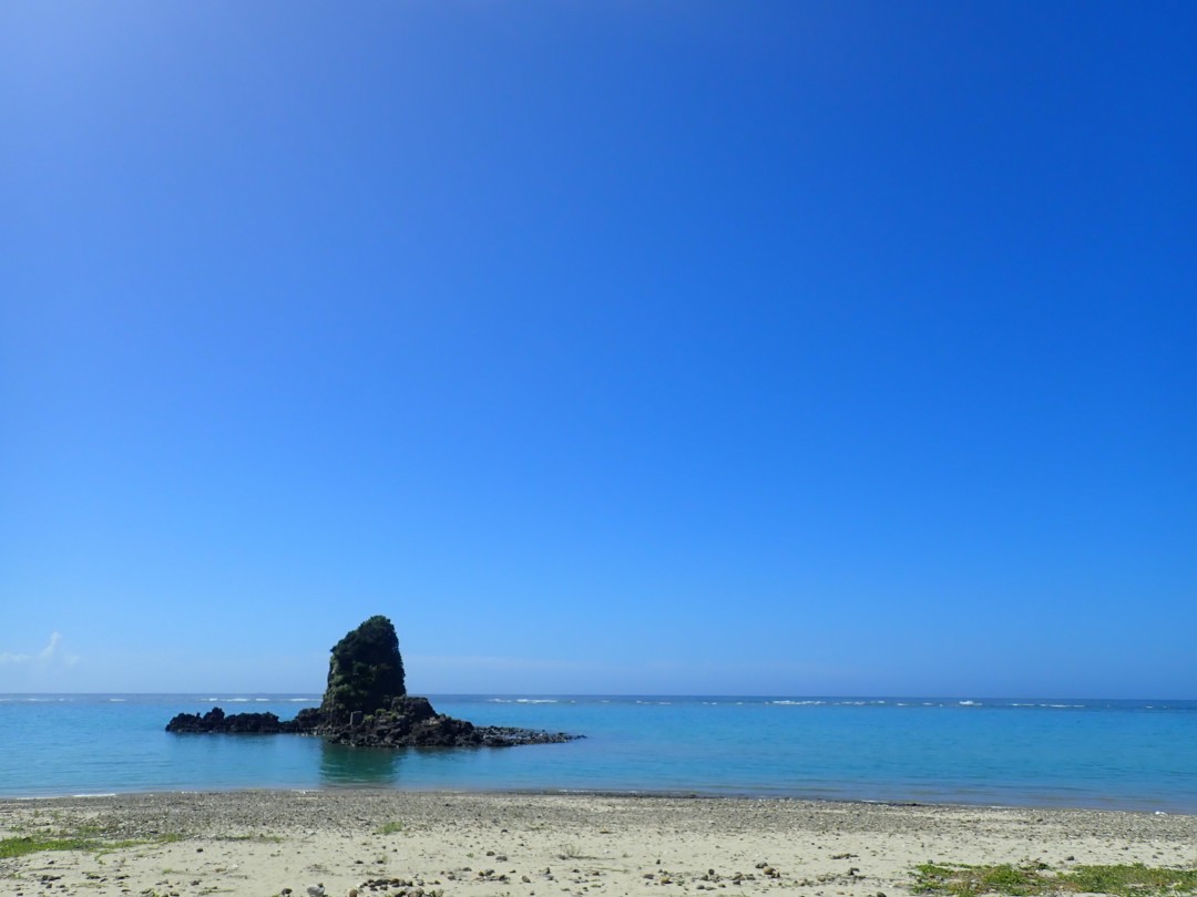 今日の嘉陽海岸