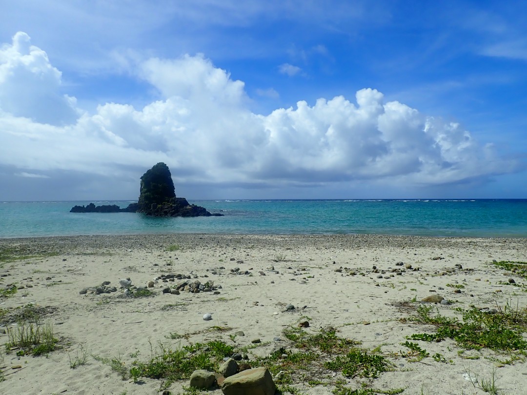 今日の嘉陽海岸