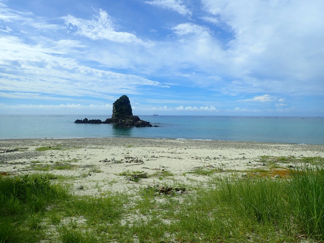今日の嘉陽海岸