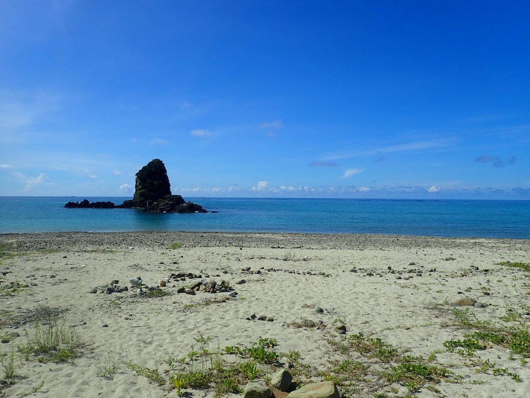 今日の嘉陽海岸