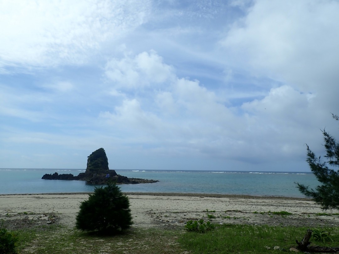 今日の嘉陽海岸