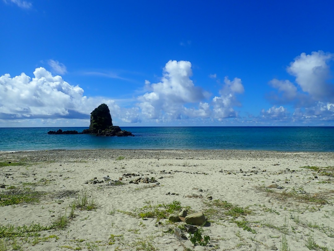今日の嘉陽海岸