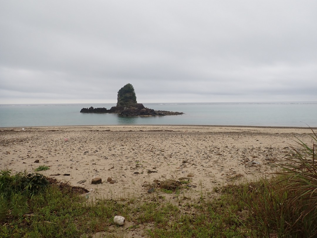 今日の嘉陽海岸