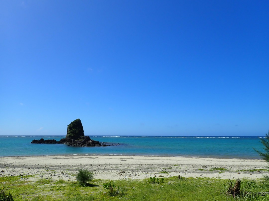 今日の嘉陽海岸