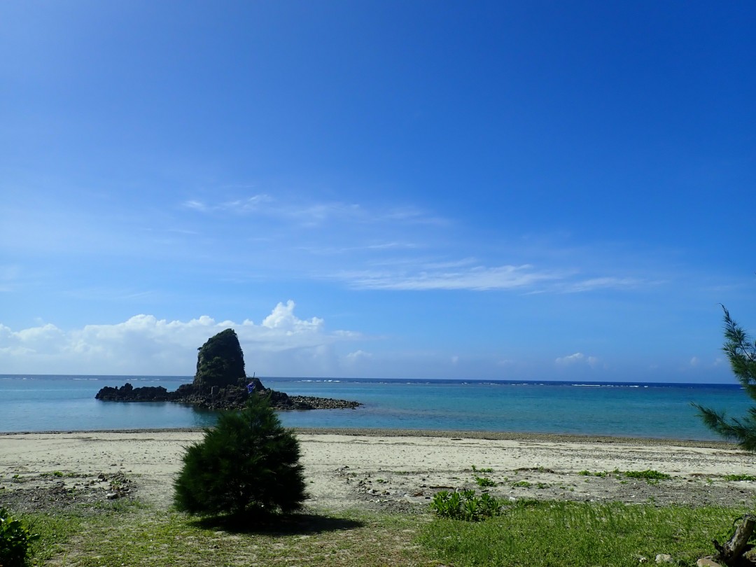 今日の嘉陽海岸