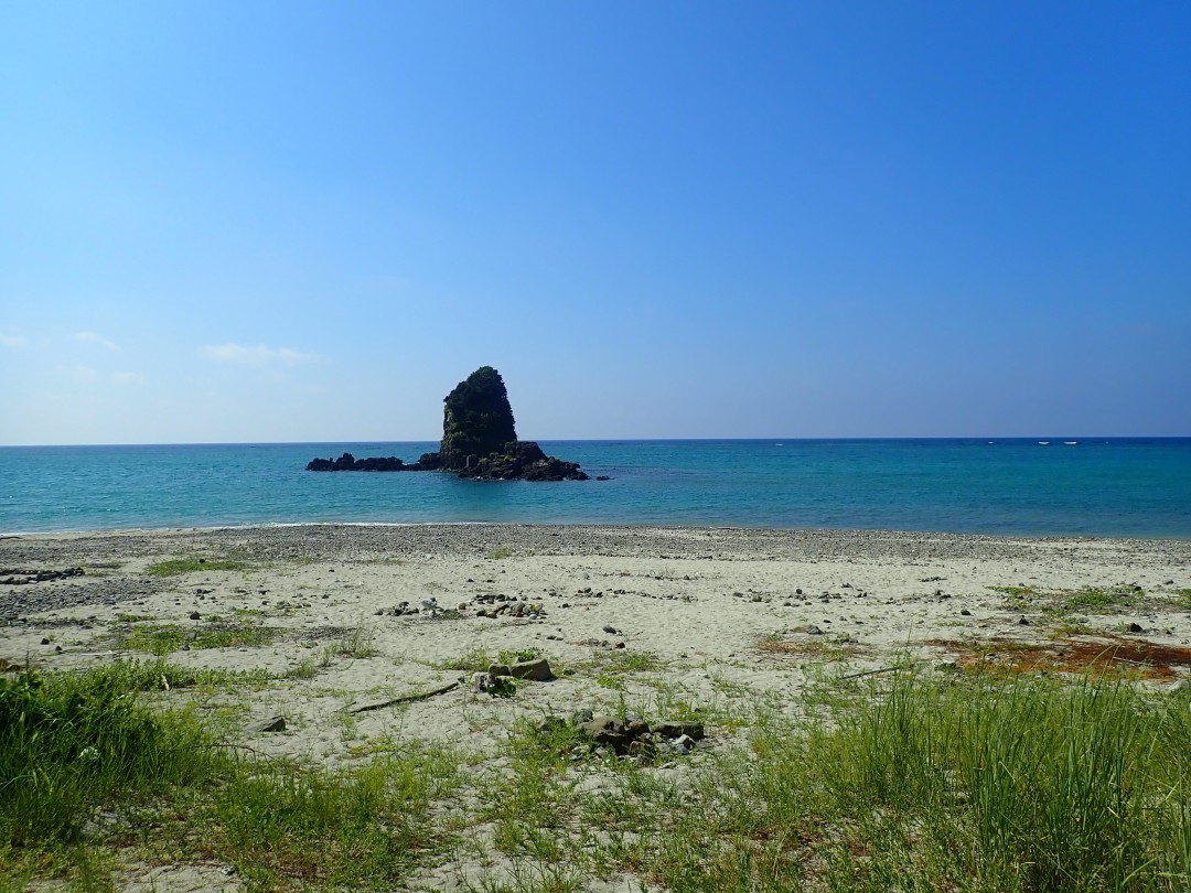 今日の嘉陽海岸