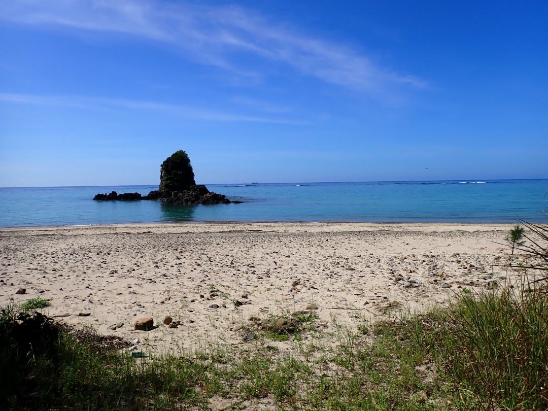 今日の嘉陽海岸