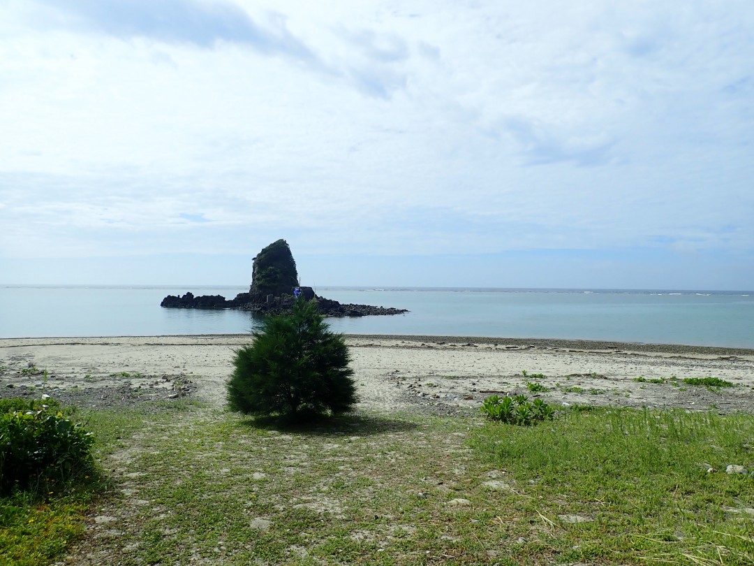 今日の嘉陽海岸